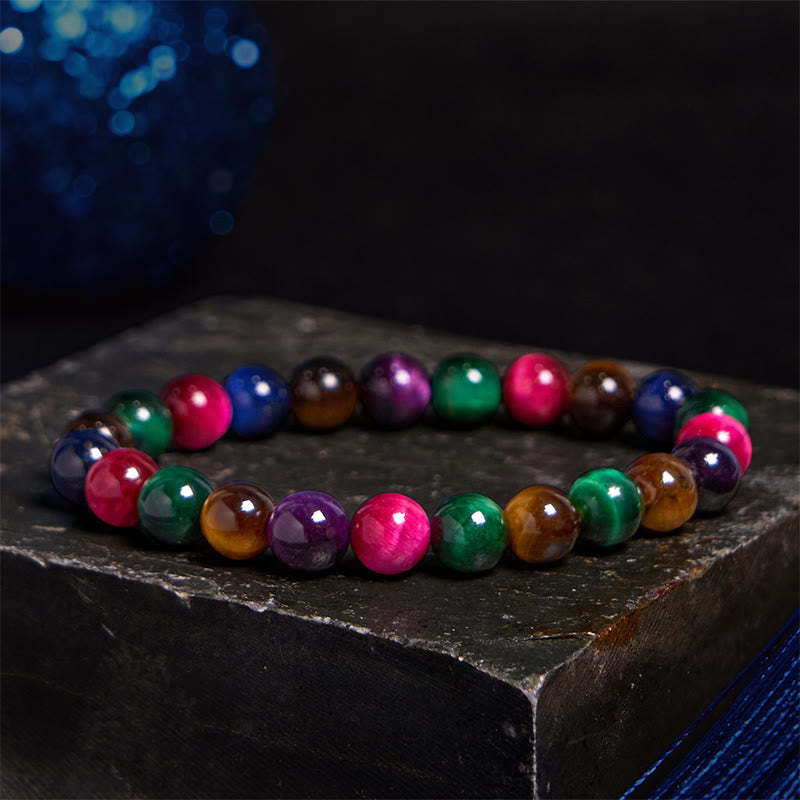 mystic zen Stone Various Tiger Eye Confidence Bracelet
