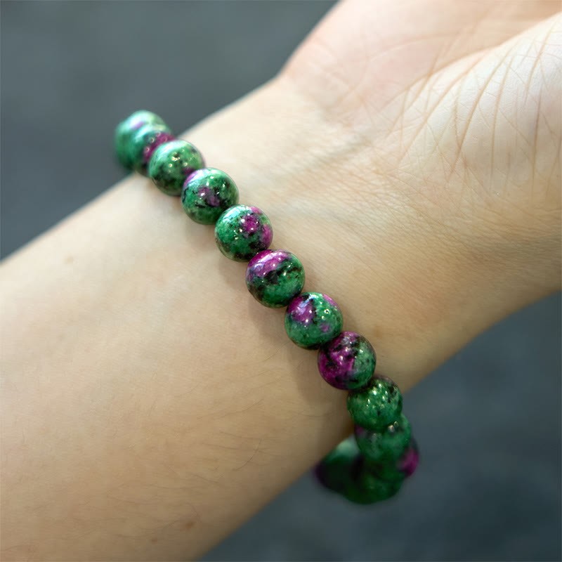 Ruby Zoisite Connection Bracelet