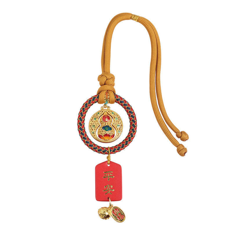 Gourd Fu Character Safe And Well Fortune Car Hanging Decoration