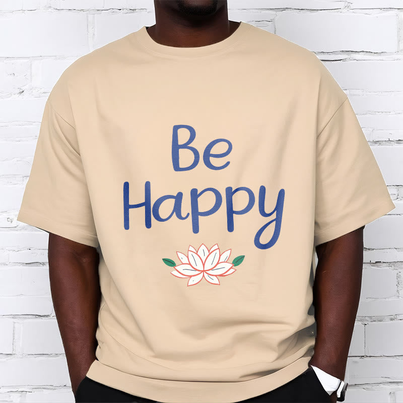 Be Happy Lotus Tee T-shirt