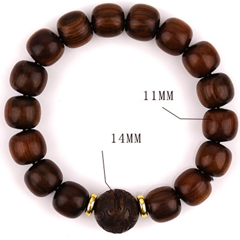 Natural Rosewood Compassion Bracelet