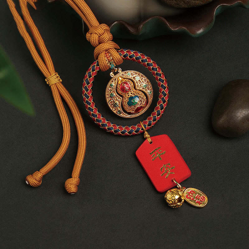 Gourd Fu Character Safe And Well Fortune Car Hanging Decoration