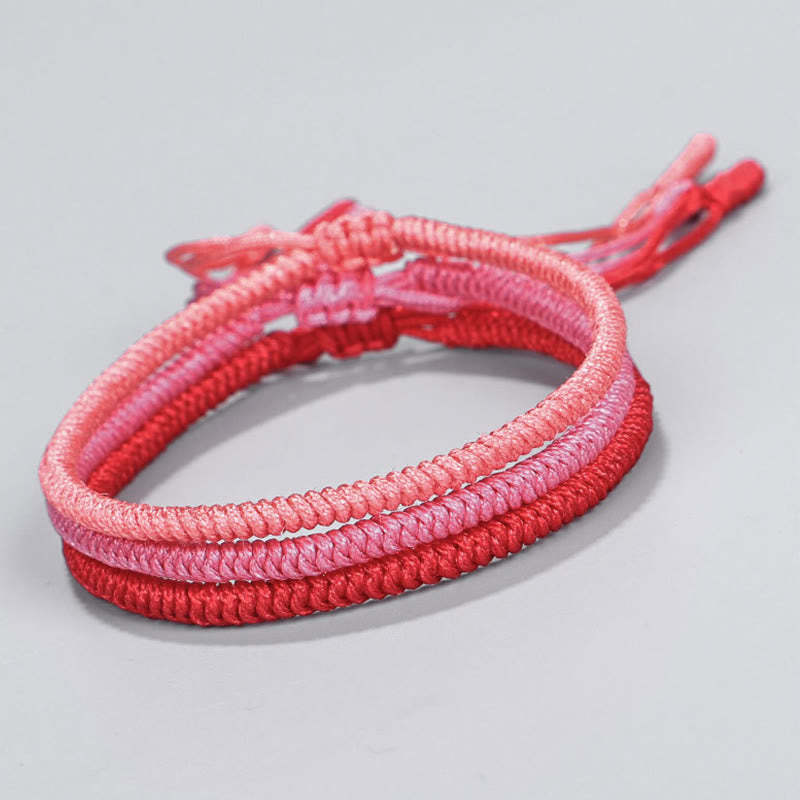Tibetan 3Pcs King Kong Knot Protection Braided Bracelet