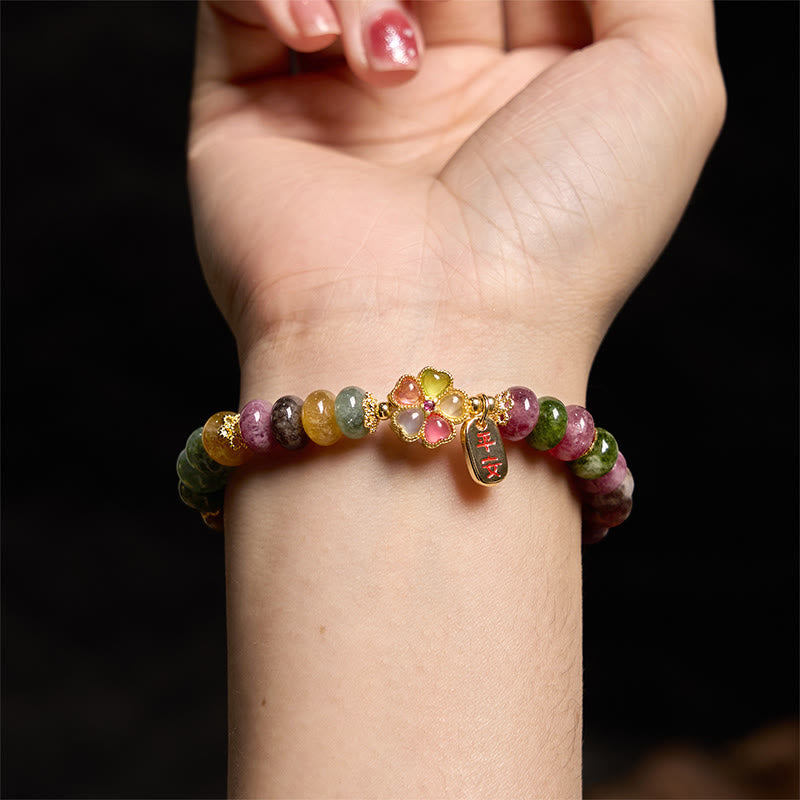 Tourmaline Jade Safe And Well Love Bracelet