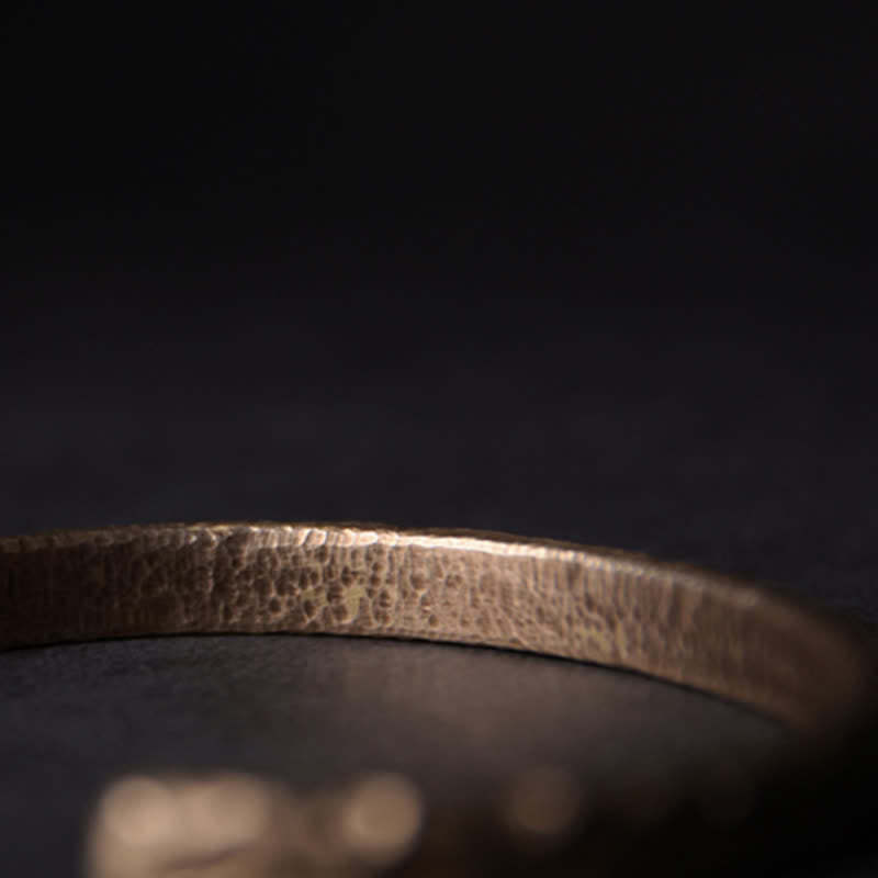 Simple Design Copper Wealth Cuff Bracelet