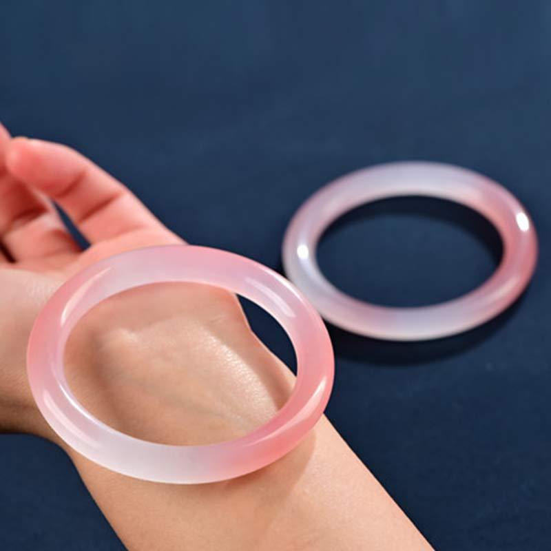 Pink Crystal Love Warmth Bracelet Bangle