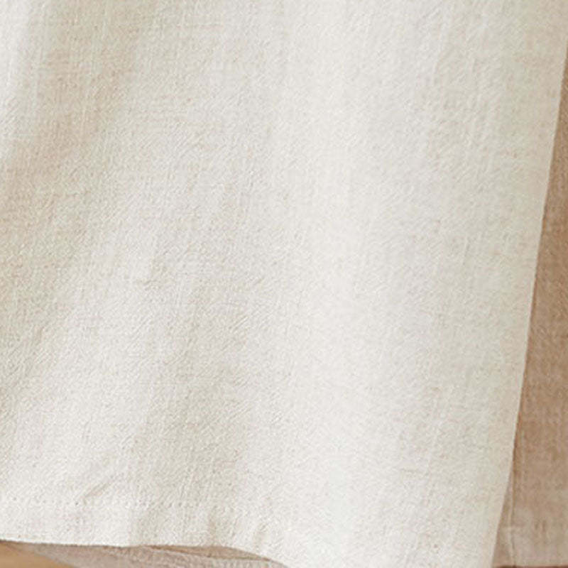2Pcs Chinese Frog Button Design Zen Tai Chi Meditation Clothing Cotton Linen Top Pants Women's Set