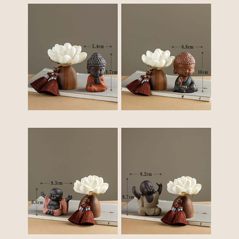 Black Peach Wood mystic zen Flower Calm Cure Decorations