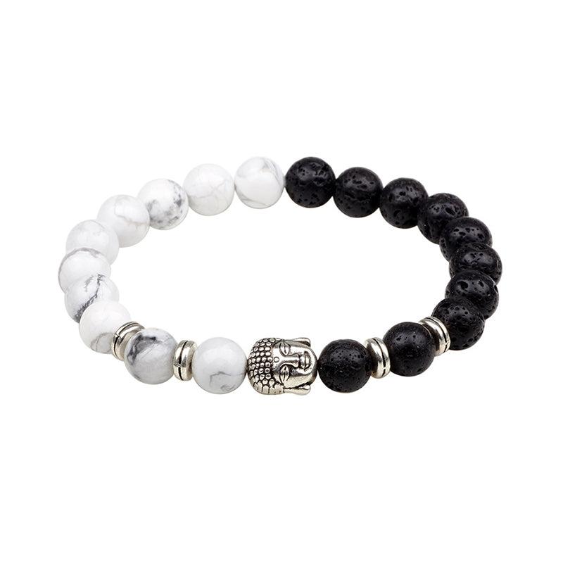 Natural Black Onyx Fortune Bracelet