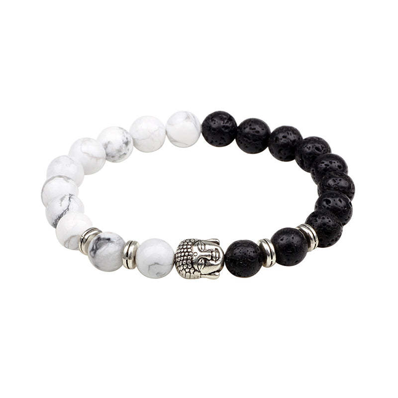 Natural Black Onyx Fortune Bracelet