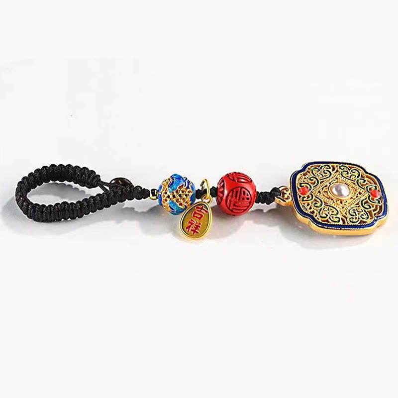 Fu Character Blessing Ruyi Charm Key Chain