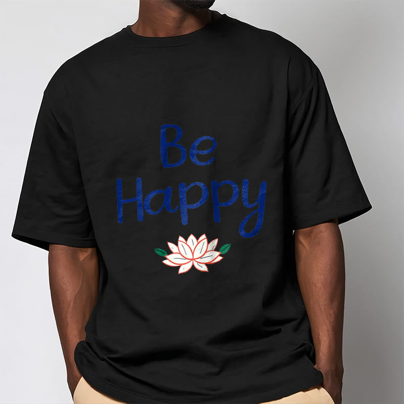 Be Happy Lotus Tee T-shirt