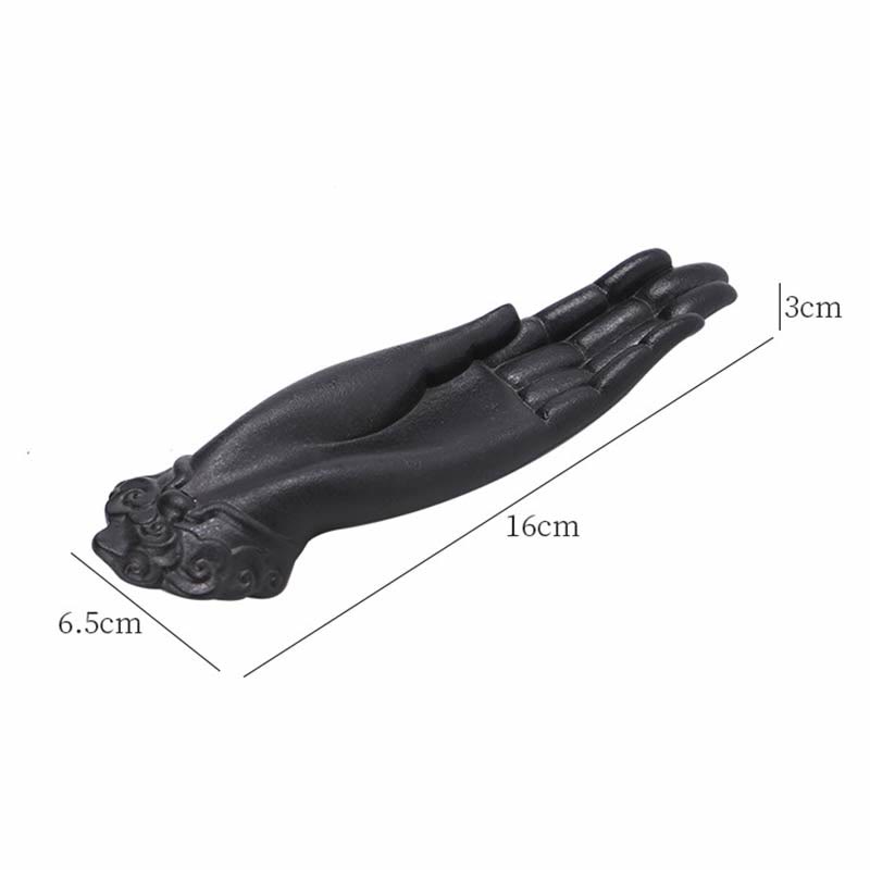 mystic zen Hand Ceramic Auspicious Clouds Blessing Incense Burner