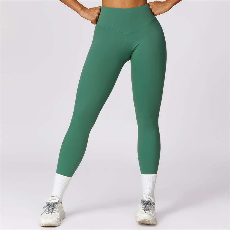 Women Short Sleeve T-Shirt Top High Waist Leggings Pants For Sports Yoga