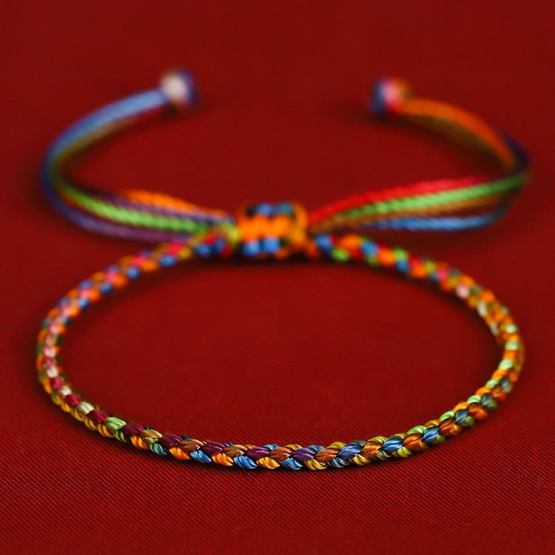 May all your wishes come true Lucky Multicolored Bracelet