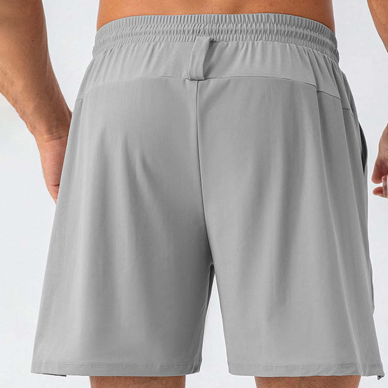 Men's Casual Quick Dry Sports Shorts With Pockets