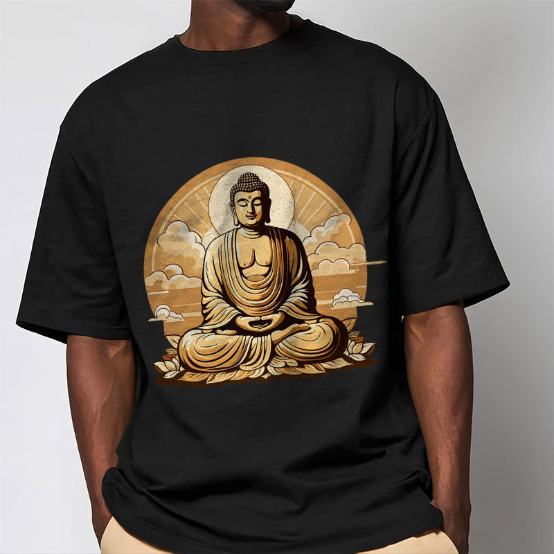 Sun Auspicious Clouds mystic zen Tee T-shirt
