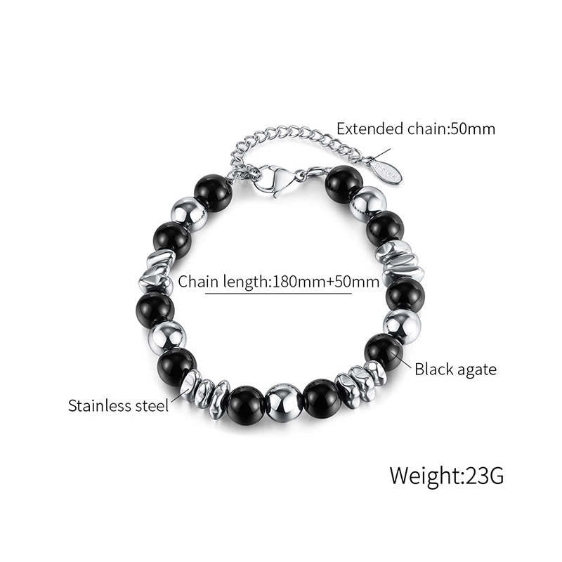 Black Onyx Fortune Bracelet
