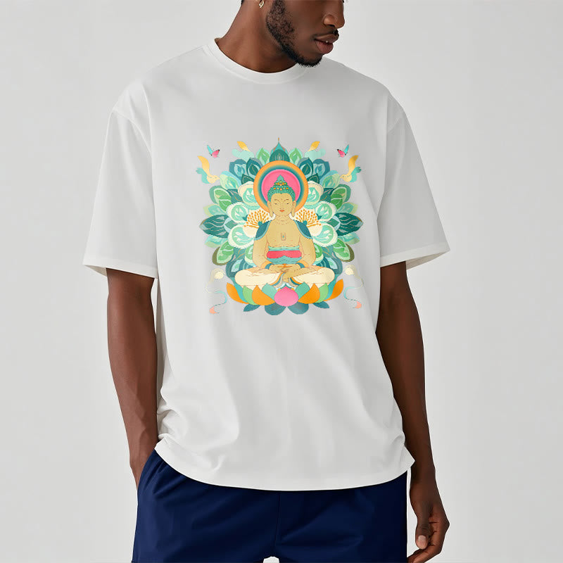 Butterfly Lotus mystic-zen-Inspired Tee T-shirt