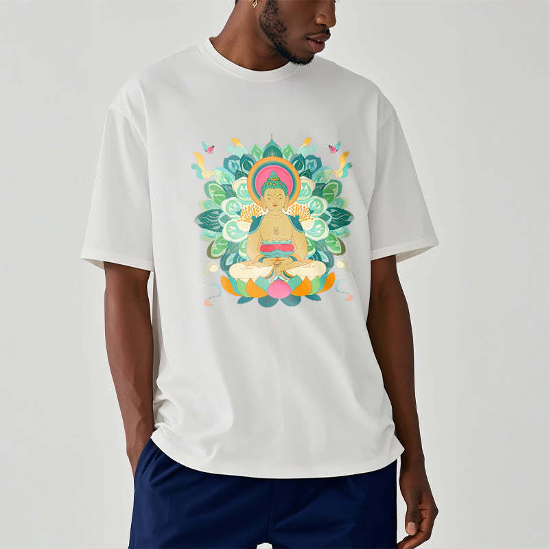 Butterfly Lotus mystic-zen-Inspired Tee T-shirt