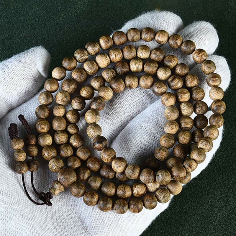 108 Mala Beads Hoi An Agarwood Ward Off Evil Spirits Bracelet