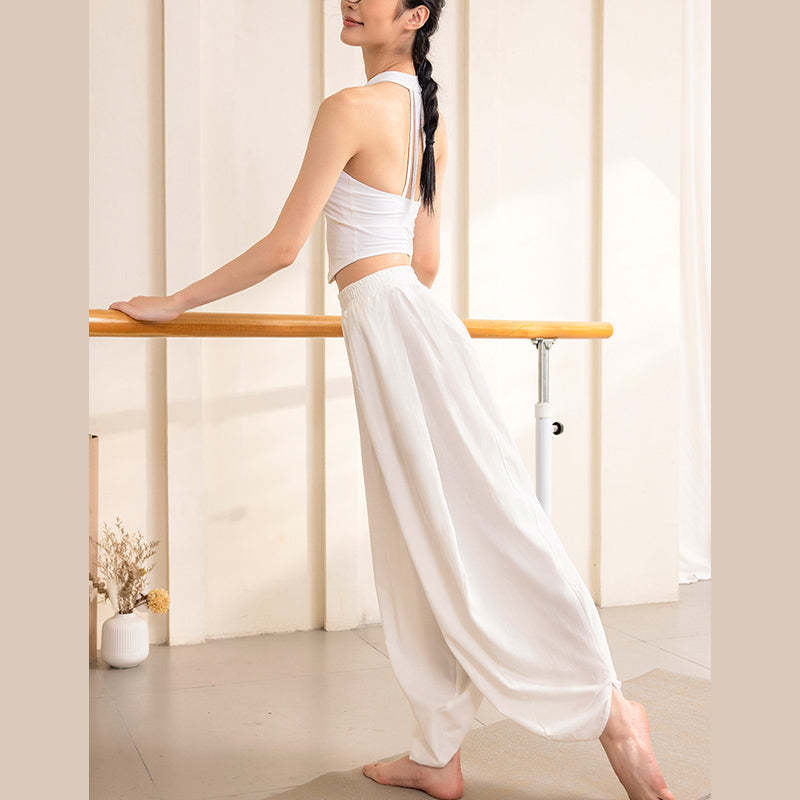 Simple Design Trousers Sports Fitness Yoga Women's Yoga Pants