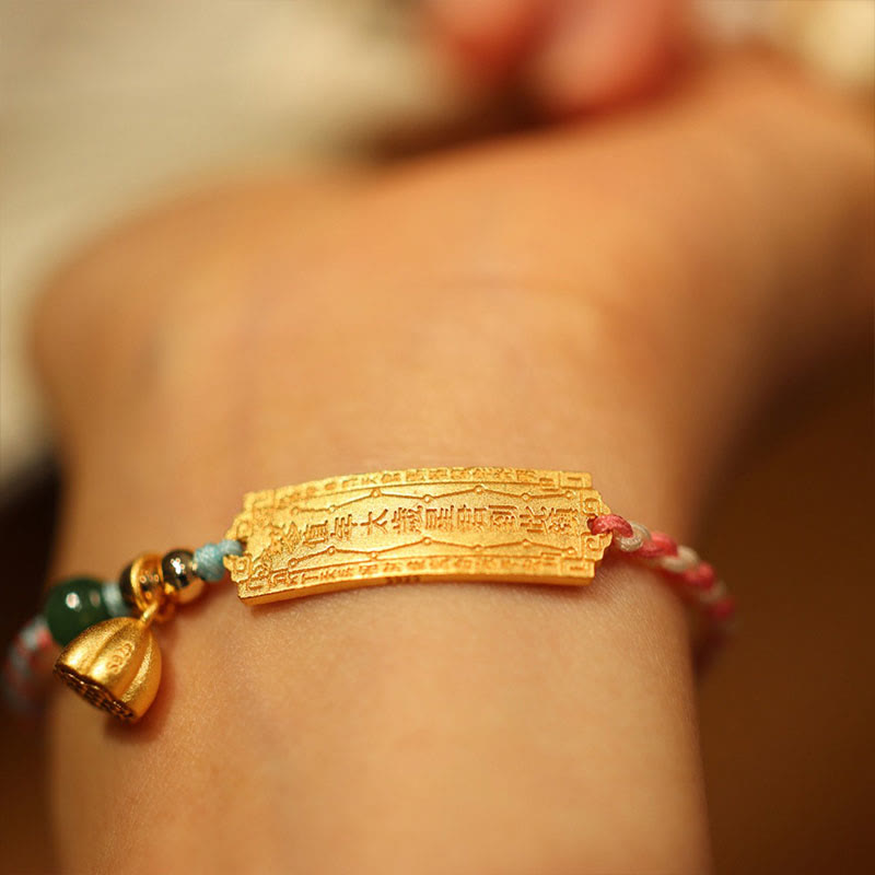 925 Sterling Silver Handmade Multicolor String Protection Luck Charm Braid Bracelet