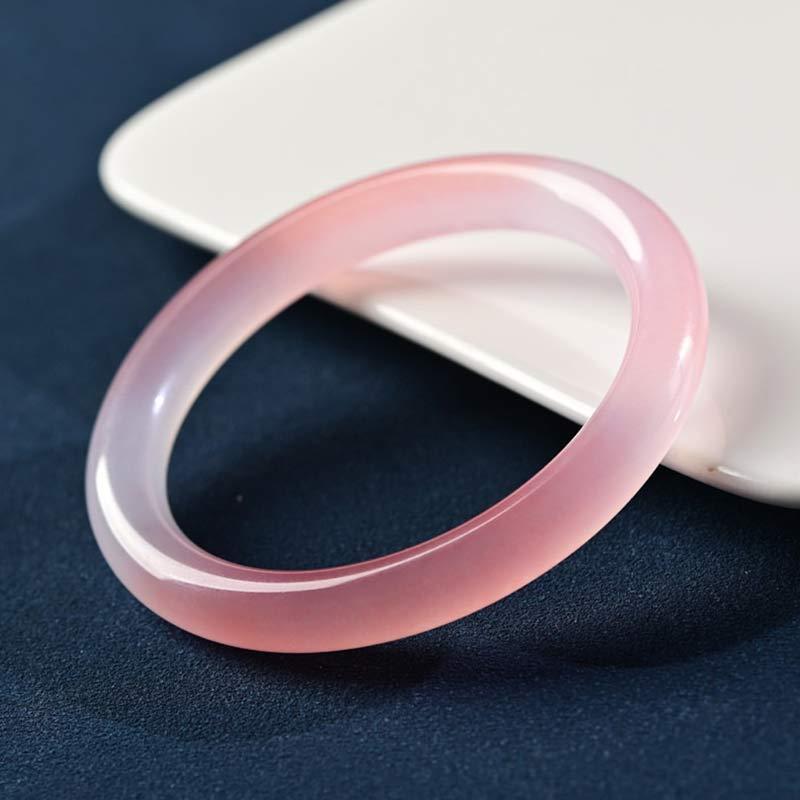 Pink Crystal Love Warmth Bracelet Bangle