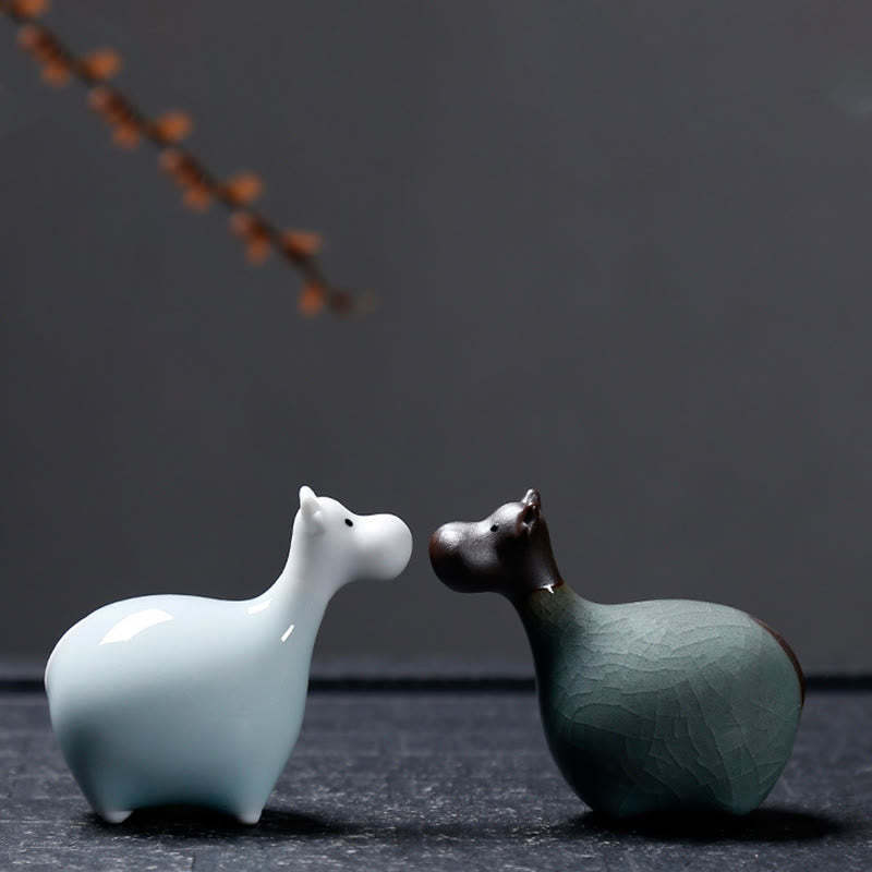 Chinese Zodiac Ceramic Tea Pet Home Decoration