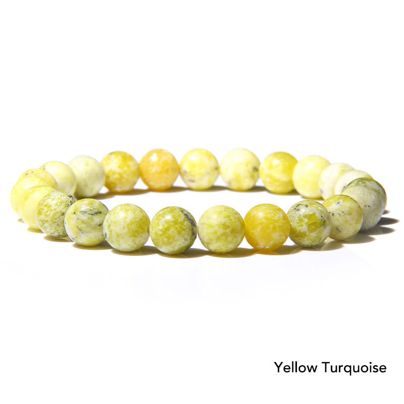 Natural Agate Stone Crystal Balance Beaded Bracelet