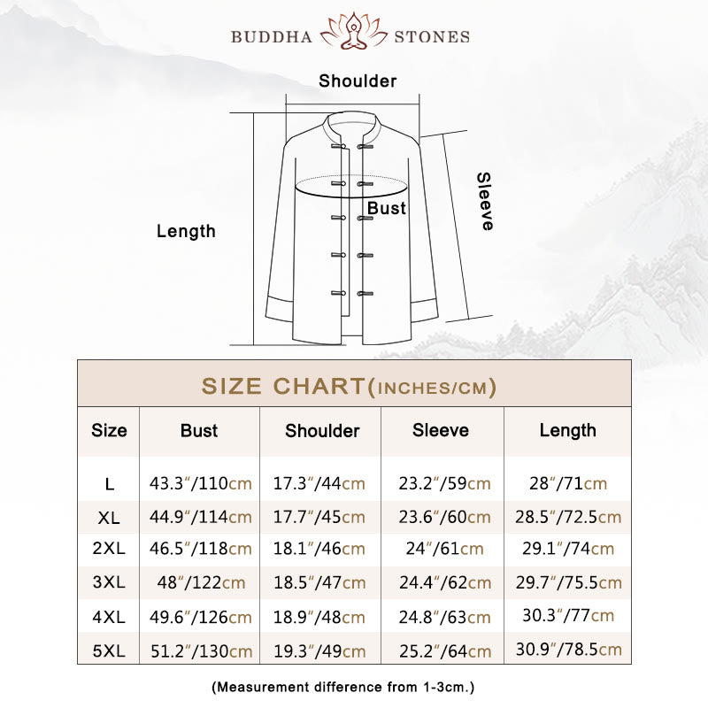 Chinese New Year Clothes White Crane Gold Frog-button Tang Suit Cotton Men's Jacket Shirt With Pockets