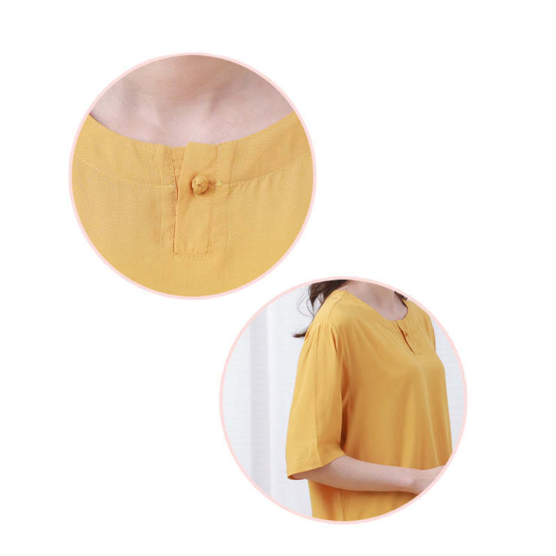 2Pcs Half Sleeve T-Shirt Pants Meditation Zen Tai Chi Cotton Linen Clothing Unisex Set