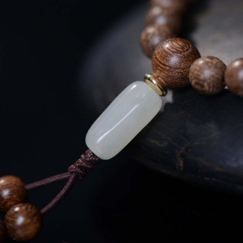 108 Mala Beads Rosewood Jade Calm Bracelet