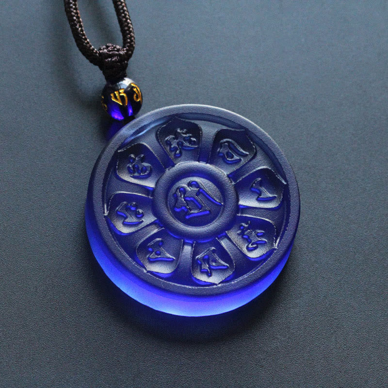 Liuli Manjusri Lotus Enlightenment Necklace