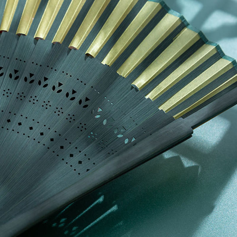Gradient Handheld Bamboo Folding Fan