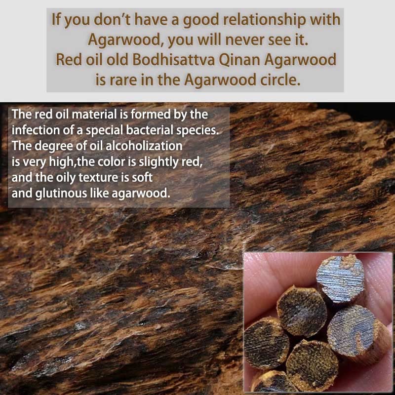 Cambodia Qinan Agarwood Nine Points Sinking Water Balance Bracelet
