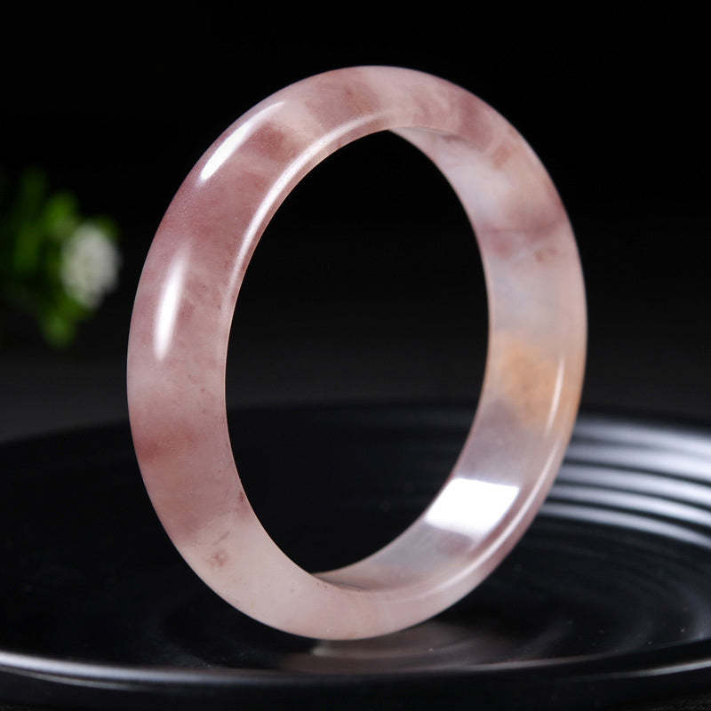 Purple Jade Happiness Protection Bracelet Bangle