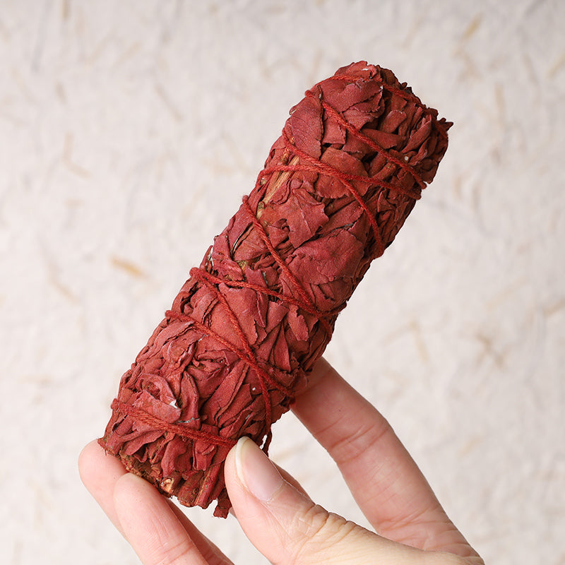 Dragon's Blood Sage Smudge Stick for Home Negative Energy Cleansing Incense Healing Meditation Rituals