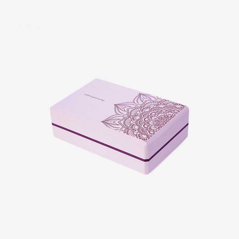 Tibetan Mandala Mindful Soft Non-Slip Foam Yoga Block