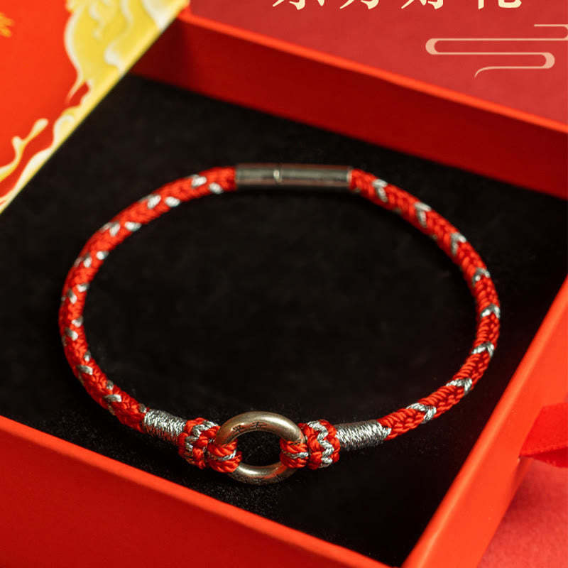 Red String 925 Sterling Silver Safe Luck Bracelet