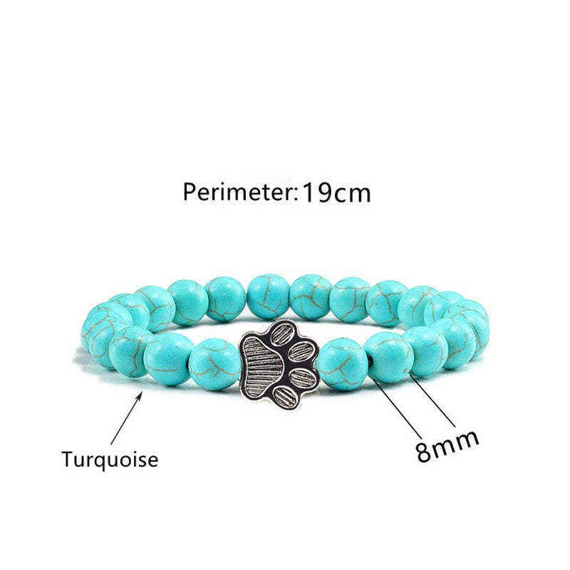 Save A Dog Stone Bracelet