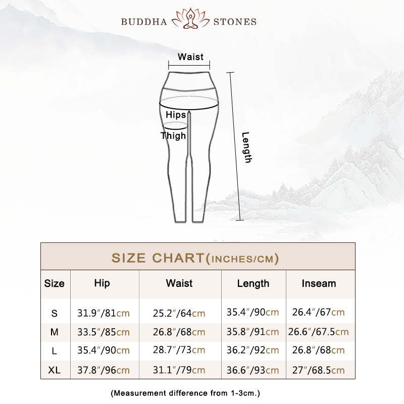 Flowers Geometric Mandalas Print Sports Fitness Yoga High Waist Leggings Women's Pants
