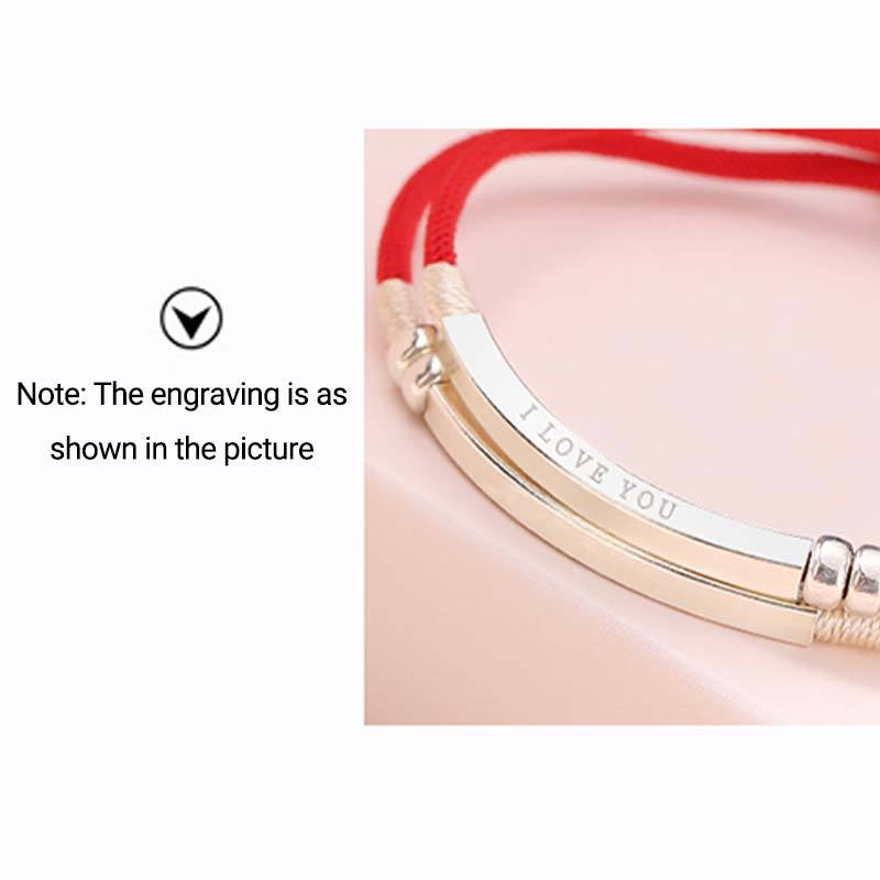 925 Sterling Silver Red String Layered Braid Bracelet