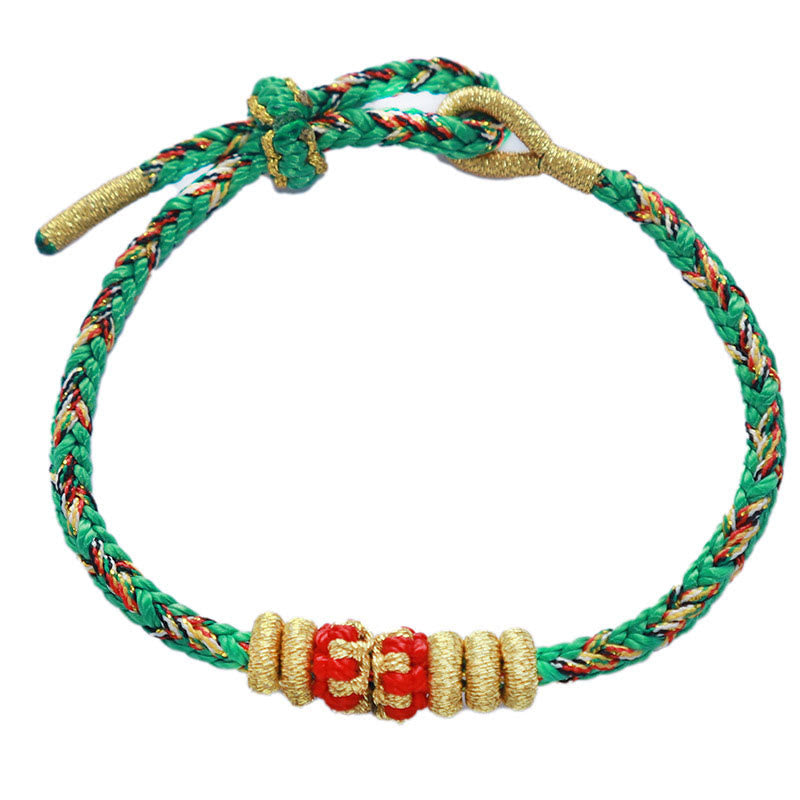 Chinese Zodiac Natal mystic zen Colorful Strings Luck Bracelet