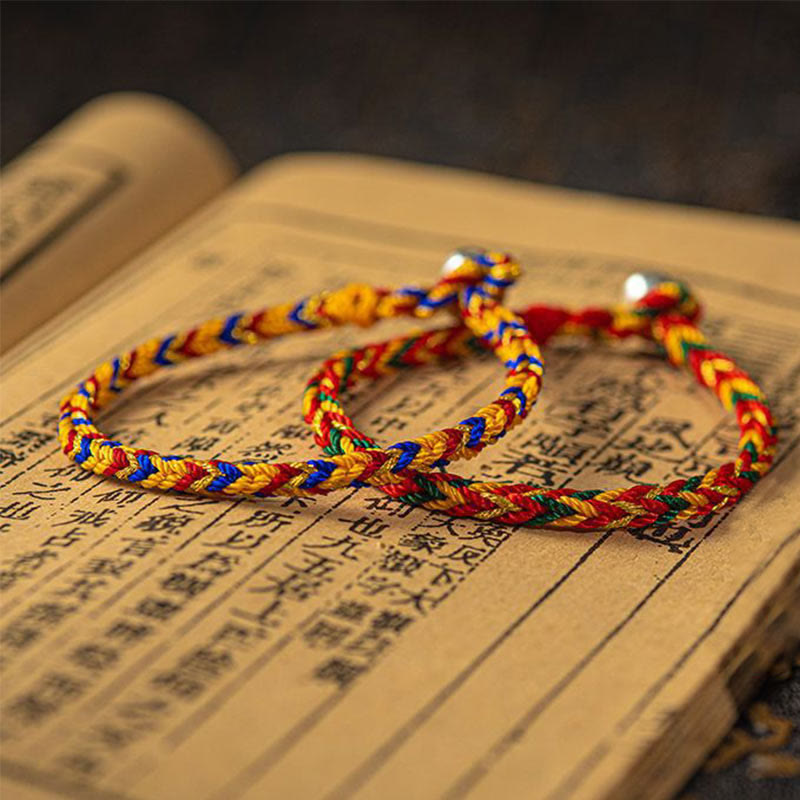 May you be good fortune and success Lucky Multicolored Bracelet
