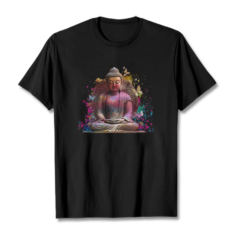 Butterfly Meditation mystic zen Tee T-shirt