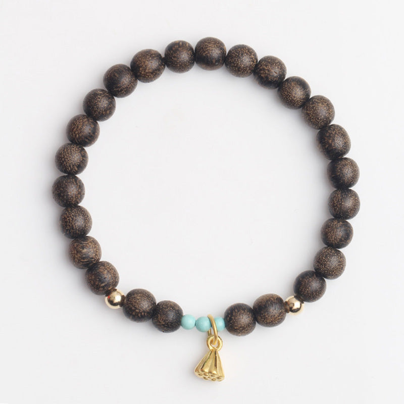 Agarwood Lotus Strength Bracelet