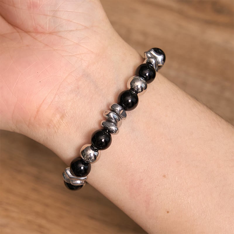 Black Onyx Fortune Bracelet