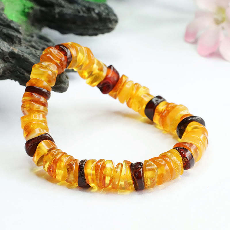 Amber Peace Buckle Confidence Bracelet