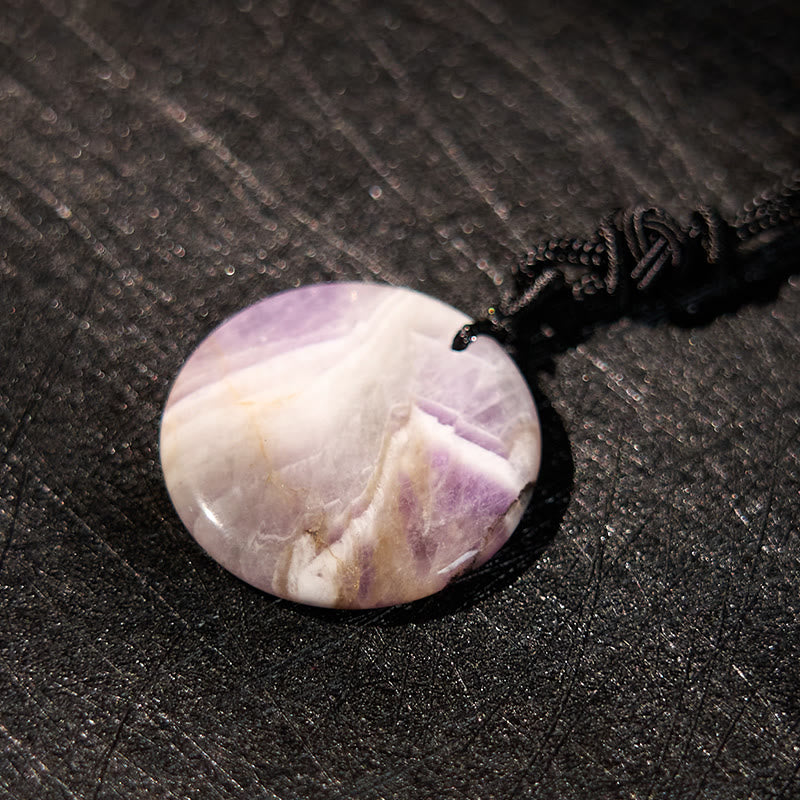 Various Crystal Amethyst Tiger Eye Green Aventurine Yin Yang Spiritual Necklace Pendant